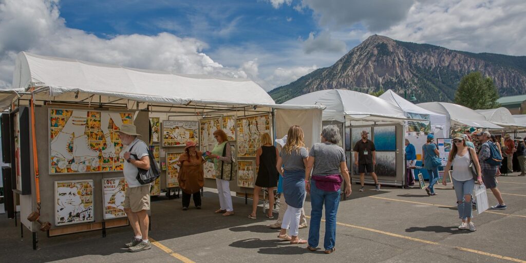 Crested Butte Arts Festival The Art Fair Gallery
